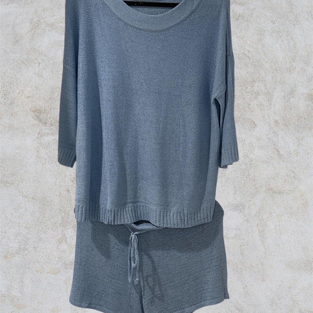 Blue Lounge Pajama Set